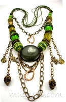 Indian ethnic necklace - click here for large view